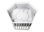 Roba Laufgitter 6-eckig, Miffy , Weiß , Holzwerkstoff , Tiere , Sechseckig , 118.5x72.5x103.5 cm , Babymöbel, Laufstall Baby