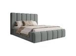 Selsey Polsterbett Biscottino Grau mit Samtbezug 140x200 cm , Textil , 140x200 cm , Schlafzimmer, Betten, Polsterbetten