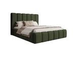 Selsey Polsterbett Biscottino Grün mit Samtbezug 180x200 cm , Textil , 180x200 cm , Schlafzimmer, Betten, Polsterbetten