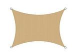 Sol Royal Sonnensegel SolVision PS9 300/400 cm rechteckig Sand Pe , Sandfarben , Kunststoff , 400x300 cm , Sonnen- & Sichtschutz, Sonnensegel