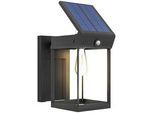Outsunny Wandleuchte, Schwarz, Abs , Kunststoff , LED integrated , 24x24x14 cm , Lampen & Leuchten, Außenbeleuchtung, Außenleuchten
