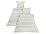 Xxxl Bettwäsche Viola Biber 135x200cm Beige 4tlg , Textil , 135x200 cm , Schlaftextilien, Bettwäsche, Bettwäsche