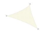 Sol Royal Sonnensegel SolVision PS9 420/420/600 cm dreieckig Creme Pe , Kunststoff , 420x420 cm , Sonnen- & Sichtschutz, Sonnensegel