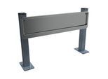 Schake Haltevorrichtung für Parkplatzbeschilderung, 2 Stützpfosten 40x40mm, + Kennzeichenhalter (inkl.), Höhe: 350mm (4045P)