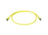 Patchkabel Cat.6A MP8 FS 500 LSZH - 10,0 m, gelb
