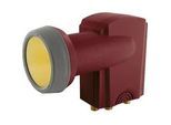 Digitales Quattro-LNB rauscharmer Signalumsetzer Ziegelrot 40 mm - Sun Protect