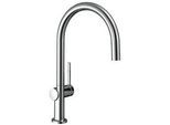 Spültischmischer Hansgrohe 220 Talis M54 Schwenkauslauf, Ausladung 222 mm, chrom - 72804000