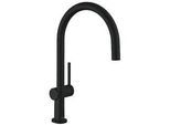 Spültischmischer Hansgrohe 220 Talis M54 Schwenkauslauf, Ausladung 222 mm, schwarz matt - 72804670