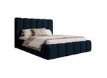 Selsey Polsterbett Biscottino Dunkelblau mit Samtbezug 180x200 cm , Textil , 180x200 cm , Schlafzimmer, Betten, Polsterbetten
