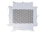 Roba Laufgittereinlage , Little Stars , Hellgrau , Textil , Stern/Sternzeichen , Quadratisch , 96x18x96 cm , Babymöbel, Laufstall Baby
