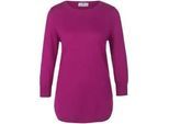 Rundhals-Pullover aus Seide und Kaschmir Peter Hahn Seide/Kaschmir pink