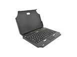 Gamber-Johnson 2-in-1 - Tastatur und Foliohülle (Hülle) - aufsetzbar - compact - mit Touchpad, Maustasten - hintergrundbeleuchtet