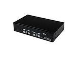 StarTech.com 4-Port USB KVM Swith with OSD - TAA Compliant - 1U Rack Mountable VGA KVM Switch (SV431DUSBU) - KVM-Switch - 4 Anschlüsse