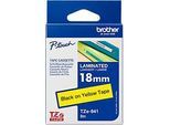 Brother Schriftbandkassette TZe-641, 18 mm breit, gelb/schwarz