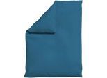 Schlafgut Bettdeckenbezug , Blau , Textil , Uni , 155x220 cm , Textiles Vertrauen - Oeko-Tex®, AZO-frei, Bsci, Oeko-Tex® Standard 100, Oeko-Tex® Made IN Green , pflegeleicht, atmungsaktiv, bügelleicht, schadstoffgeprüft, weiche und anschmiegsame Oberfläche, bio , Heimtextilien, Bettwäsche & Leintücher, Bettwäsche, Jersey-Bettwäsche