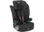 Graco Kinderautositz , Schwarz , Textil , 53x46x56 cm , ECE R 129 , 5-Punkt-Gurtsystem, abnehmbarer und waschbarer Bezug, Gurtlängenverstellung, höhenverstellbare Kopfstütze, optimaler Aufprallschutz, schnell und leicht im Auto montierbar, Seitenaufprallschutz , Baby on Tour, Kindersitze, Kindersitze