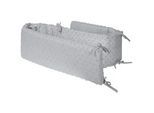 Roba Nestchen Lil Planet grau , Hellgrau , Textil , Füllung: Polyester , 170x4 cm , Gots , Schlafen, Babybettausstattung, Babynestchen & Nestchenschlangen, Kuschelnest