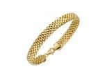 Armband JOBO, gold (goldfarben), Armbänder, Damen, 19,5cm, Silber 925 (Sterlingsilber), Armband, 925 Silber vergoldet 19,5 cm