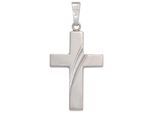 Kreuzanhänger JOBO "Anhänger Kreuz", silber (silber 925), Schmuckanhänger, Damen, Silber 925 (Sterlingsilber), 925 Silber