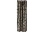 Xxxl Fertigvorhang , Goldfarben, Petrol , Textil , Streifen , 140x245 cm , Oeko-Tex® Standard 100 , für Stange und Schiene geeignet , Heimtextilien, Vorhänge, Fertigvorhänge