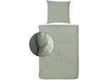 Xxxl Bettwäsche , Olivgrün , Textil , Uni , 135x200 cm , Oeko-Tex® Standard 100 , pflegeleicht, atmungsaktiv , Heimtextilien, Bettwäsche & Leintücher, Bettwäsche, Renforcé-Bettwäsche