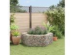 vidaXL Sechseckiges Gabionen-Hochbeet 160×140×50 cm