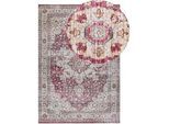 Teppich mehrfarbig orientalisches Muster 140 x 200 cm Kurzflor ARHAVI