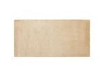 Teppich Viskose sandbeige 80 x 150 cm Kurzflor GESI II