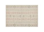 Teppich Baumwolle beige 140 x 200 cm DISPUR