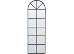 Wandspiegel BROUAGE 40 cm 120 cm Metall Schwarz