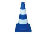 Schake Leitkegel tagesleuchtend, blau / weiß, Höhe: 320 mm (3L320B)
