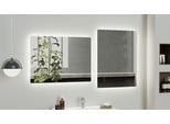LED-Lichtspiegel WELLTIME "Toledo rund, Spiegel mit LED Beleuchtung, Badspiegel", spiegel, B:100cm H:60cm, Spiegel, mit Anti-Fog Beschichtung