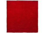 Teppich rot 200 x 200 cm Shaggy DEMRE