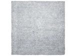 Teppich grau meliert 200 x 200 cm Shaggy DEMRE