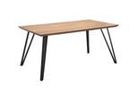 Esstisch Delia Nussbaumfarben MDF ca. 160x90 cm