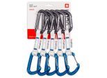Ocun - Hawk QD Combi Bio-Dyn-Ring 15 mm - Express-Set Gr 10 cm - 6er-Pack grau
