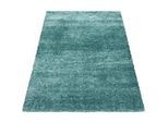 Hochflorteppich Brilliant Hellblau ca. 80x250cm