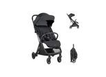 Kikkaboo Kinderwagen Buggy Lauren verstellbar faltbar Aluminiumrahmen bis 22 kg schwarz