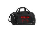 multifanshop Sporttasche - Berlin rot - Herzschlag - Druck rot - Tasche