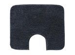 Grund Wc-Vorleger , Dunkelgrau , Textil , Abstraktes , rechteckig , 50x60 cm , Oeko-Tex® Standard 100, Made in Europe , für Fußbodenheizung geeignet, rutschfest , Heimtextilien, Badtextilien, Badematten