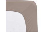 Florella Spannleintuch , Hellbraun , Textil , 180-200x200-220 cm , Oeko-Tex® Standard 100, Oeko-Tex® Made IN Green , Rundumgummi, bügelfrei, für Wasserbetten geeignet, rutschfest auf der Matratze, Spezialgummi für unermüdliche Elastizität, weich und anschmiegsam, formstabil und langlebig, perfekter Sitz, spielend leicht zu überziehen, besonders dehnbar, absolut faltenfreier Sitz, allerhöchster Kom