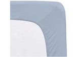 Florella Spannleintuch , Pastellblau , Textil , 140-160x200-220 cm , Oeko-Tex® Standard 100, Oeko-Tex® Made IN Green , Rundumgummi, bügelfrei, für Wasserbetten geeignet, rutschfest auf der Matratze, Spezialgummi für unermüdliche Elastizität, weich und anschmiegsam, formstabil und langlebig, perfekter Sitz, spielend leicht zu überziehen, besonders dehnbar, absolut faltenfreier Sitz, allerhöchster K