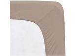 Florella Spannleintuch , Hellbraun , Textil , 90-100x200-220 cm , Oeko-Tex® Standard 100, Oeko-Tex® Made IN Green , Rundumgummi, bügelfrei, für Wasserbetten geeignet, rutschfest auf der Matratze, Spezialgummi für unermüdliche Elastizität, weich und anschmiegsam, formstabil und langlebig, perfekter Sitz, spielend leicht zu überziehen, besonders dehnbar, absolut faltenfreier Sitz, allerhöchster Komf