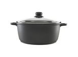 Homeware Profession. Kochtopf , Schwarz , Metall , 6,2 l , konisch , 12.5 cm , Lfgb , leichte Reinigung , Kochgeschirr, Töpfe, Kochtöpfe