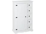 Idimex Kommode Tequila , Weiß , Holz , Kiefer , Vintage , 95x150x45 cm , FSC Mix , Wohnzimmer, Kommoden & Sideboards, Highboards