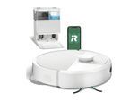 IROBOT Nass-Trocken-Saugroboter "Roomba Plus 405 Combo + AutoWash Dock", weiss (weiß), B:35,1cm H:10,6cm T:35,7cm, Saugroboter, Nass-Trocken-Saugroboter
