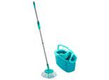 Leifheit Bodenreinigungs-Set Clean Twist Disc MOP , 3-teilig , 109-140 cm , Haushaltsreinigung, Wischen & Reinigen