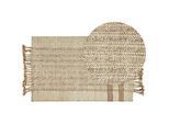 Teppich ORTAOBA Beige 80 x 150 cm Jute