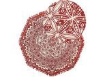 Teppich MEZITILI Rot ø 120 cm Baumwolle