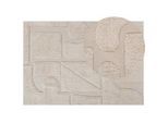 Teppich DIYADIN Beige 160 x 230 cm Baumwolle